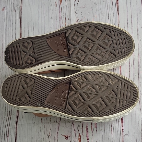 CONVERSE Leather High Top All Stars Women's Platform Sneakers Size 6 - Picture 5 of 6